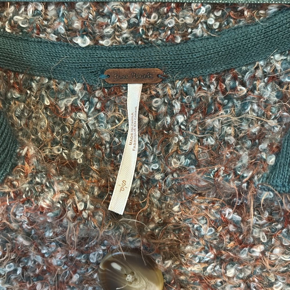 Free people Stella marled button collar sweater in S - Picture 7 of 13